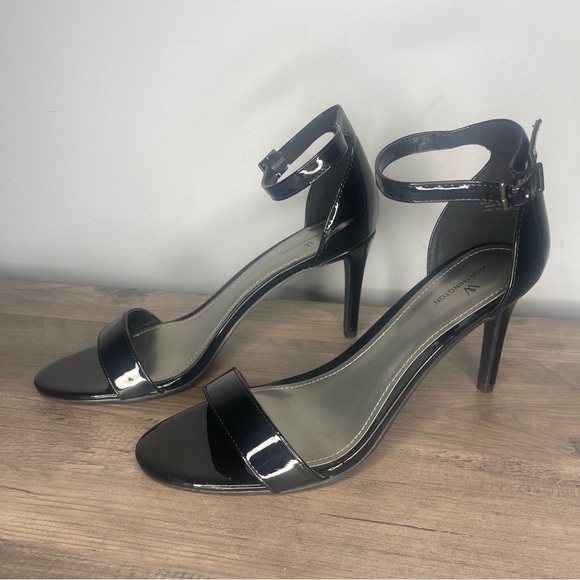 Worthington Shoes - Worthington Black Bristol 3 1/2in Patent Leather Heels (10)